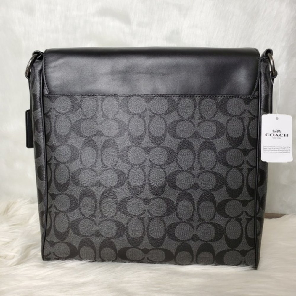COACH HOUSTON MAP BAG IN SIGNATURE CANVAS - Picture 2 of 7